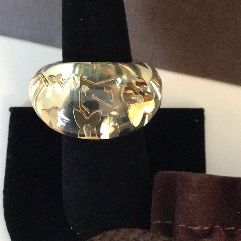 Louis Vuitton Translucent Inclusion Ring - Picture 8 of 9